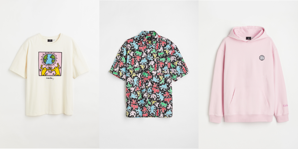 HM メンズから、キース・ヘリングの代表的なアートワークとコラボレーションしたストリートウェア・コレクションの第2弾を発表！