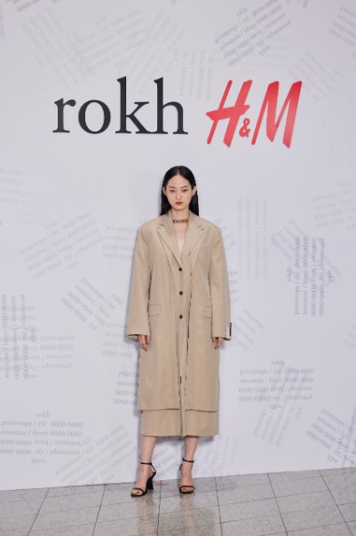 シン・ヒョンジ（モデル）「rokh H&M」コレクション 韓国グローバルイベント写真