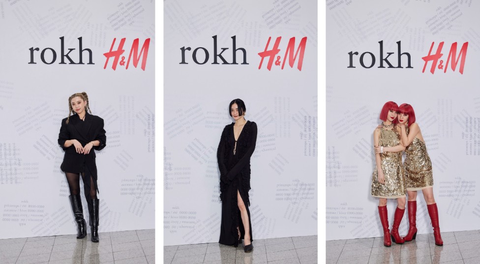植野有砂、宮城舞、AMIAYA「rokh H&M」コレクション 韓国グローバルイベント写真