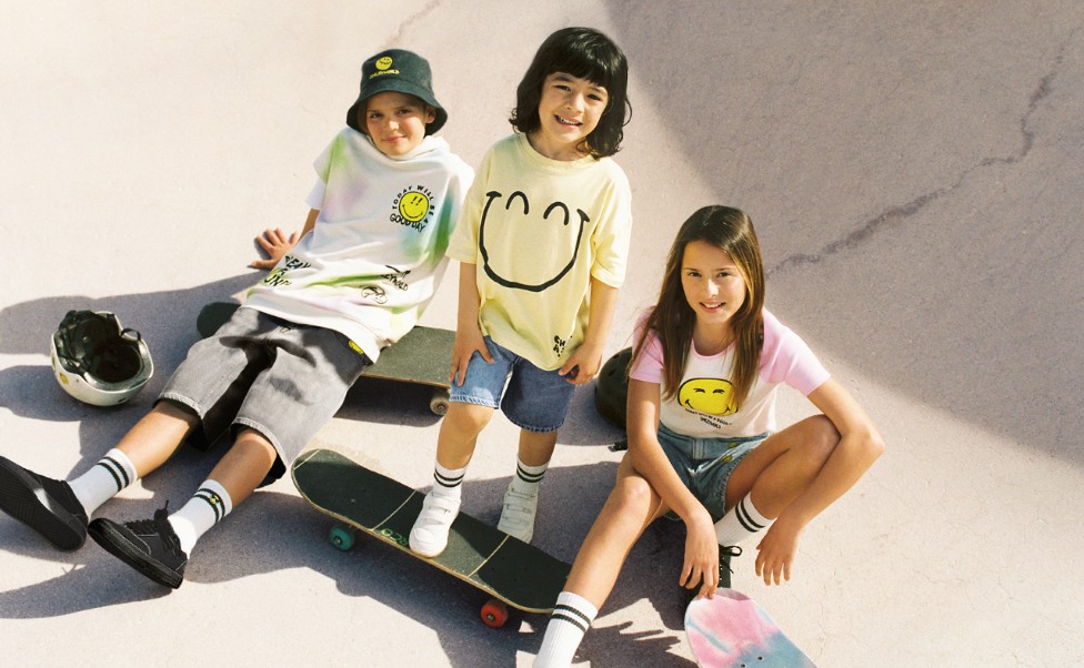 H&M teams up with SmileyWorld for a feel-good kidswear collection